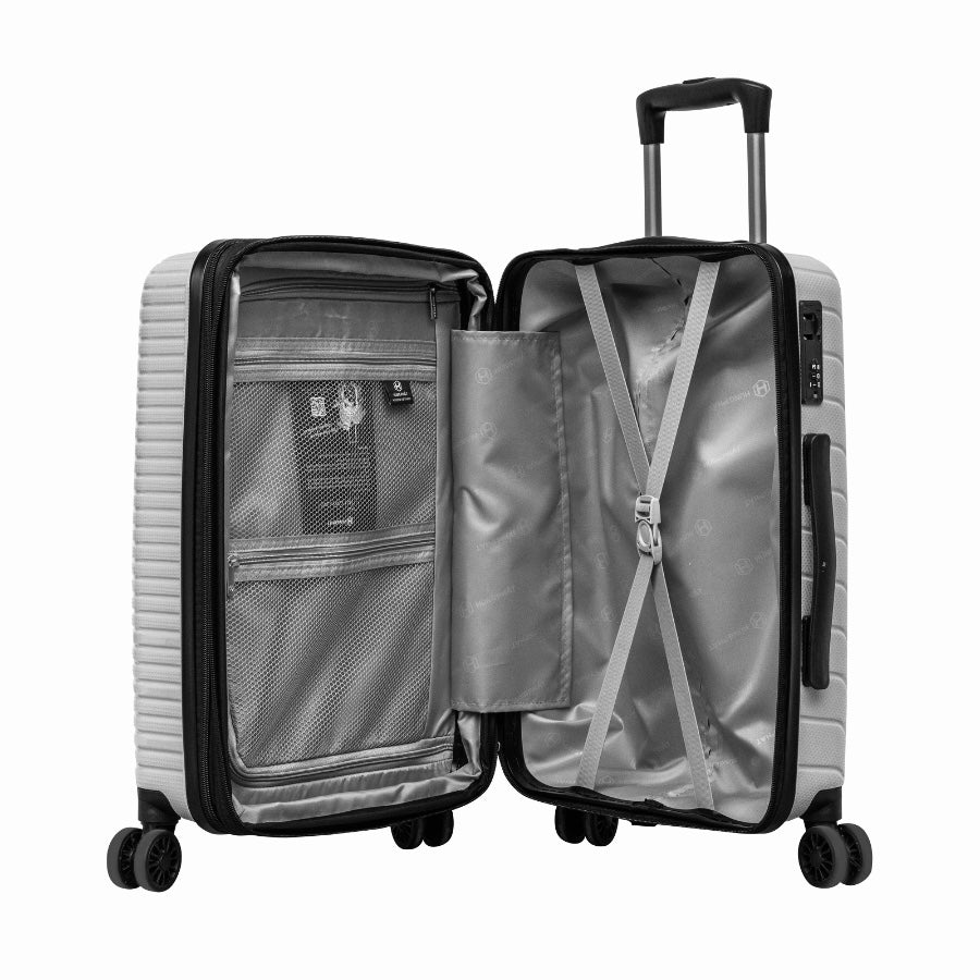 Gray Suitcase Set 3 Piece 20"+24"+28" PP Material Waterproof